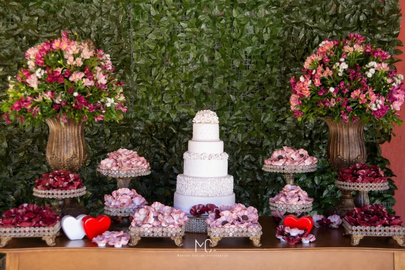decoração de casamento simples
