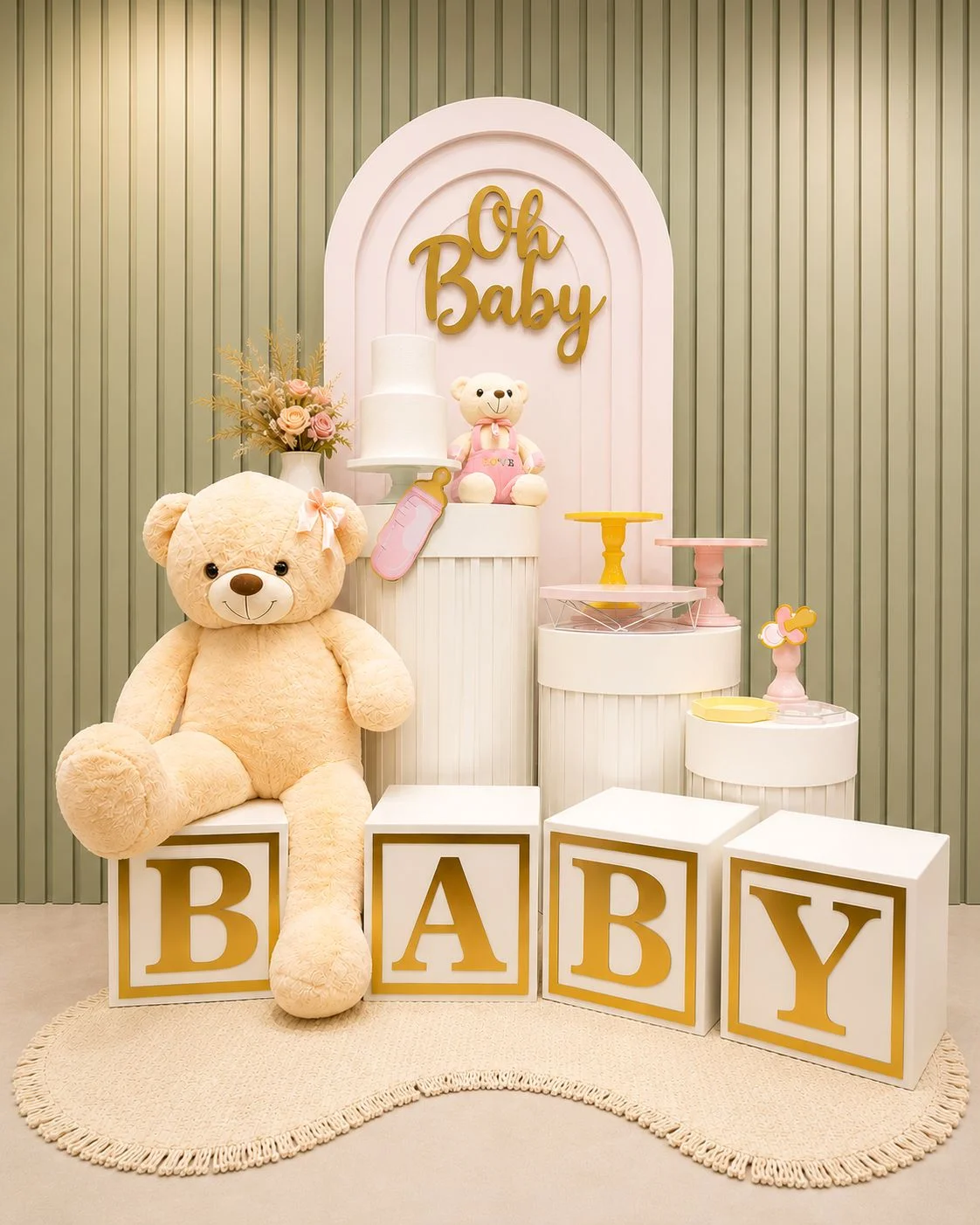 pegue e monte para cha de bebe