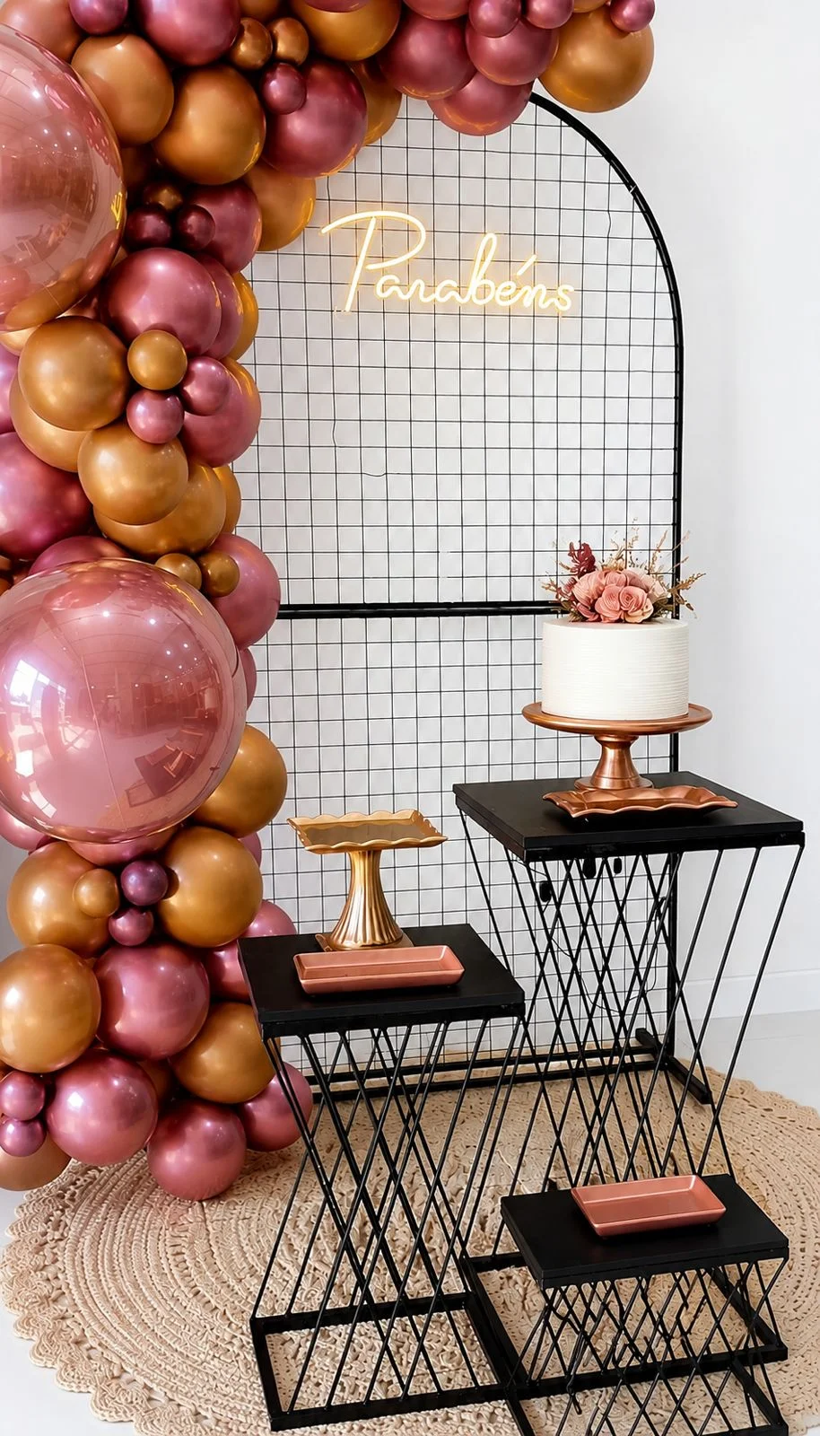 decoração de festa minimalista em Minas Gerais