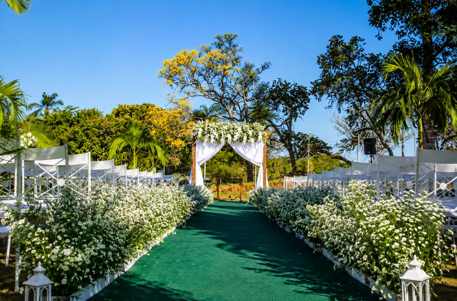 mini table para cerimônia de casamento