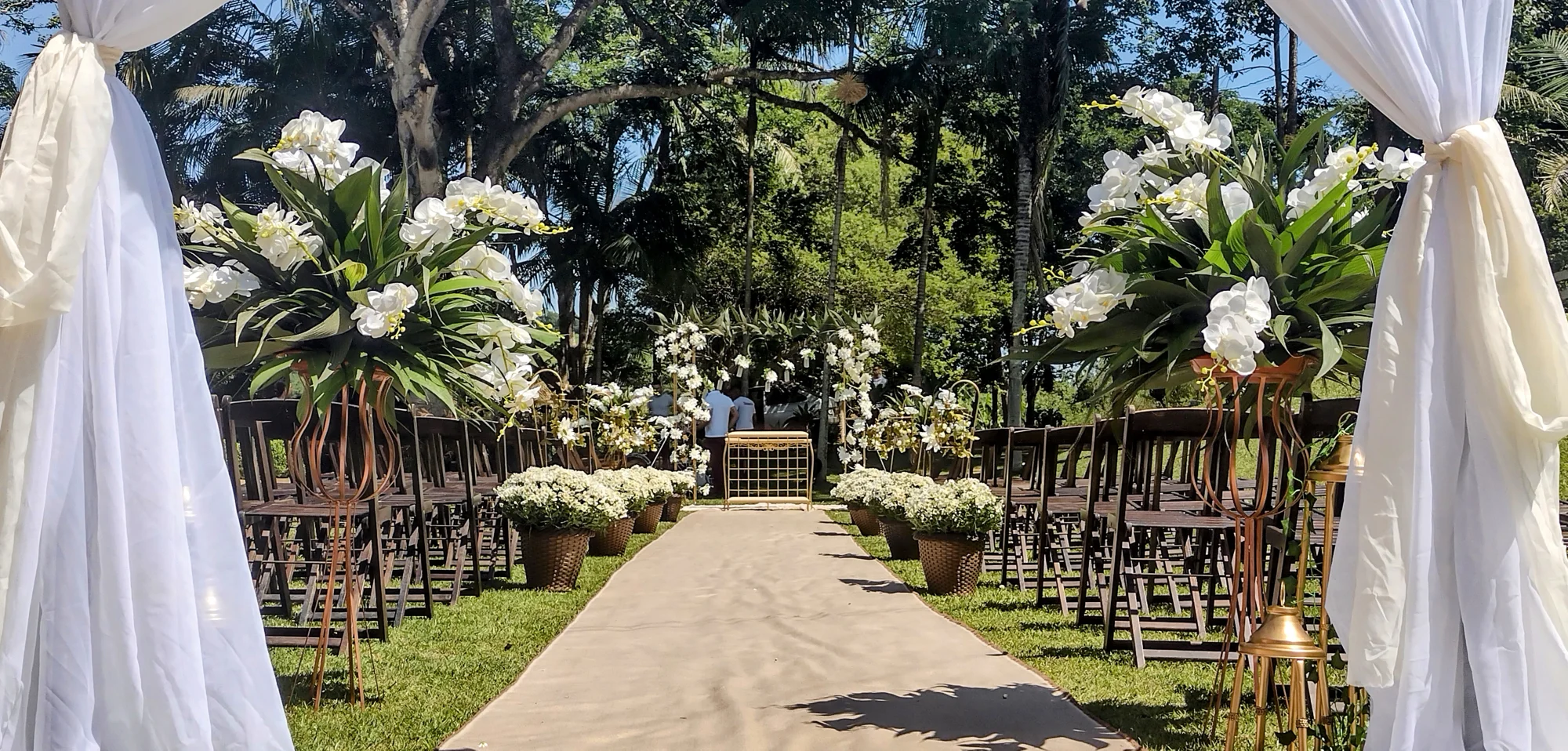 mini table para cerimônia de casamento